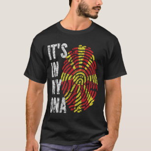 Camiseta É NO MEU DNA, Homens da Macedônia do Norte, Mulh