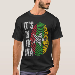 Camiseta É NO MEU DNA Myanmar, Burma Flag Men Mulheres Cria