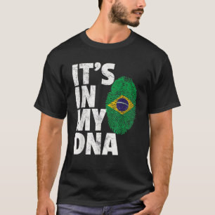 Camiseta É no meu DNA que os homens do Orgulho da Bandeira
