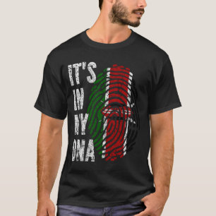 Camiseta É NO MEU DNA Quênia Flag Men Mulheres Crianças