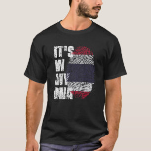 Camiseta É NO MEU DNA Tailândia Sinalizador Tailandês