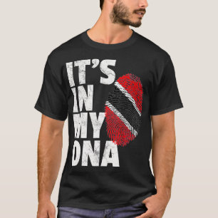 Camiseta É NO MEU DNA Trinidad e Tobago Flag Pride Nati