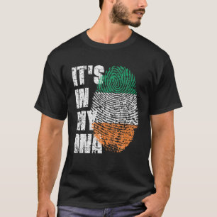Camiseta É NO MY DNA Irlanda Flag