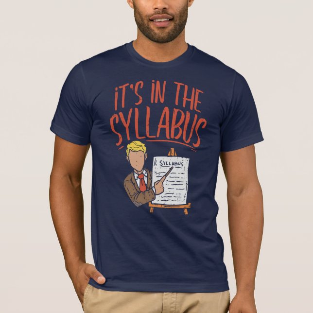 Camiseta É no Syllabus Professor de Inglês (Frente)
