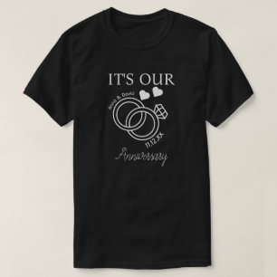 Camiseta É Nosso Presente de Aniversário de Casamento Para