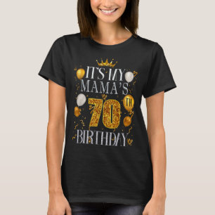 Camiseta É o 100º Aniversário da Minha Mãe Borboleta Feliz
