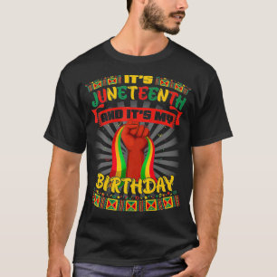 Camiseta É o 12 de junho e o meu aniversário é o dia negro