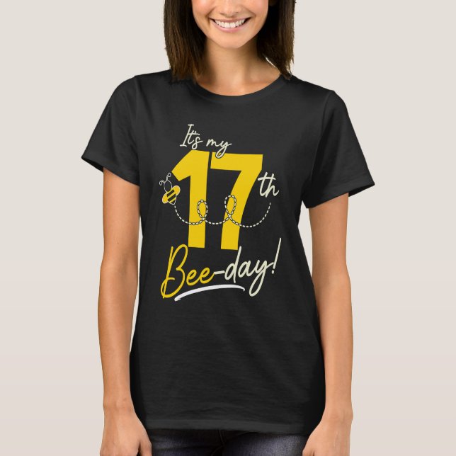 Camiseta É o 17º Dia das Abelhas Apiary Beekeepin (Frente)