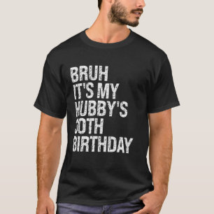 Camiseta É o 30º Aniversário do Meu Marido Rei Casal Feliz