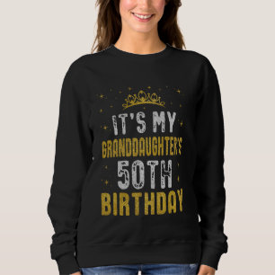 Camiseta É o 50º aniversário da minha neta, 1975, 50 anos