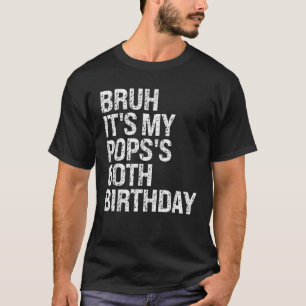 Camiseta É o 60º aniversário do meu pai, irmão rei, feliz C