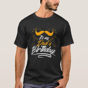 Camiseta É o aniversário do meu Pai