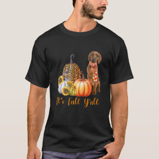 Camiseta É o Cachorro da Ridgeback Ridgeback Dog Leopard Pu