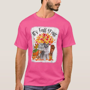 Camiseta É o Cachorro Schnauzer Halloween Thanksgivi