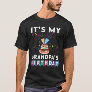 Camiseta É o confete da Família de Aniversários do meu avô