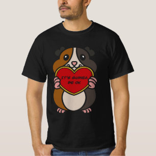 Camiseta É o Coração do Porco da Guiné. Porco-guincho