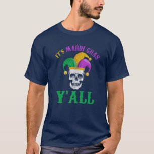 Camiseta É O Custo Da Máscara Do Partido Mardi Gras Yall Te