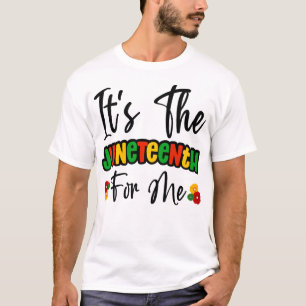 Camiseta É O Décimo Junho Para Mim Melanin Black Sista Bruh