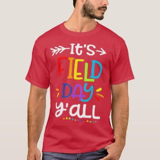 Camiseta É o dia do campo, vocês, professores engraçados Fe