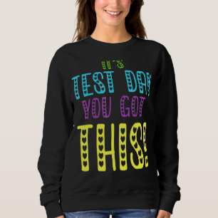 Camiseta É o dia do teste que você tem este teste de estuda