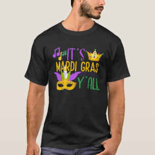 Camiseta É o festival de máscaras do Carnaval de Mardi Gras