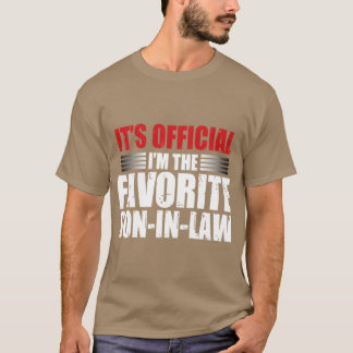 Camiseta É o genro favorito retrô