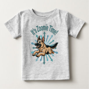 Camiseta É o German shepherd do Tempo Zoomie