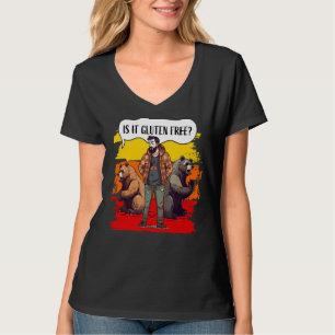 Camiseta É O Gluten Free Shirt Engraçada Gluten Intolera?