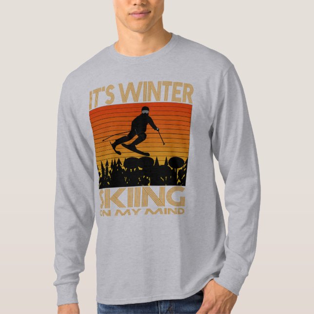 CAMISETA É O INVERNO - ESQUECER NA MINHA MENTE. (Frente)