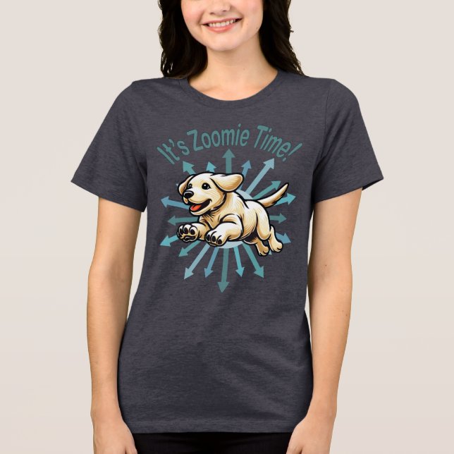 Camiseta É o Laboratório de Ouro de Tempo Zoomie (Frente)