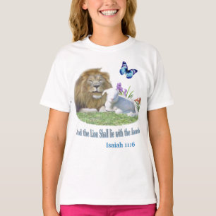 Camiseta E o Leão há de deitar-se com o Cordeiro