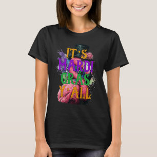 Camiseta É o Legal Flamingo do Carnaval do Mardi Gras Yall