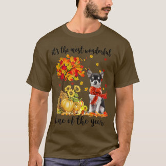 Camiseta É O Mais Maravilhoso Horário De Outono Chihuahua P
