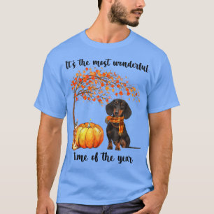Camiseta É O Mais Maravilhoso Horário De Outono Dachshund S