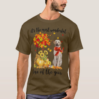 Camiseta É O Mais Maravilhoso Horário De Outono Labrador Pu