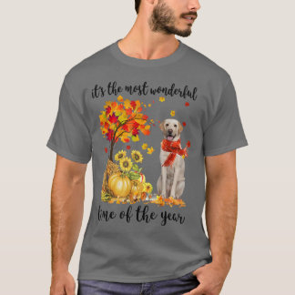 Camiseta É O Mais Maravilhoso Horário De Outono Labrador Pu