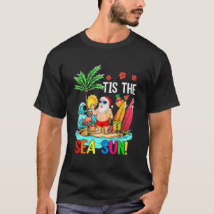 Camiseta É O Mar Sol Papais noeis Óculos Solares Frutas Fla