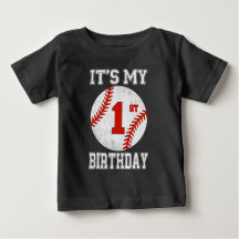 É o meu 1º aniversário de beisebol Design