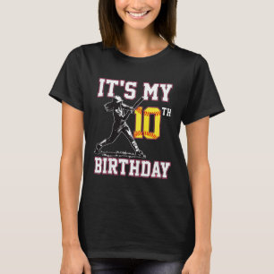 Camiseta É o meu 10º aniversário Softll Menina de 10 anos P