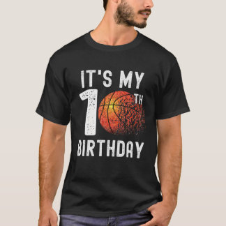 Camiseta É o meu 10º presente de basquete de aniversário
