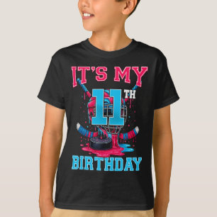 Camiseta É o meu 11º aniversário de hóquei de 11 anos de so