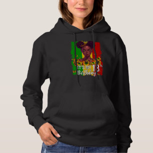 Camiseta É o meu 18º aniversário, 18 anos Melanina Negra