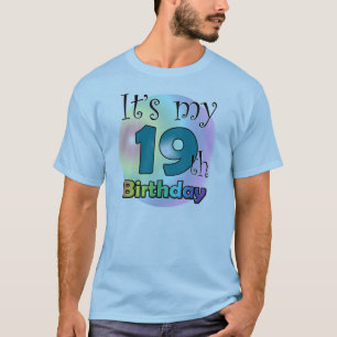 Camiseta É o meu 19º aniversário