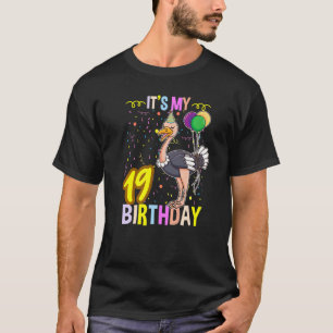 Camiseta É o meu 19º aniversário