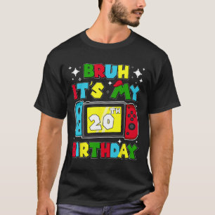 Camiseta É o meu 20º aniversário Video Game 20 Anos de Idad