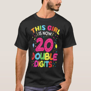 Camiseta É o meu 20 Aniversário de 2002 Esta garota está ag