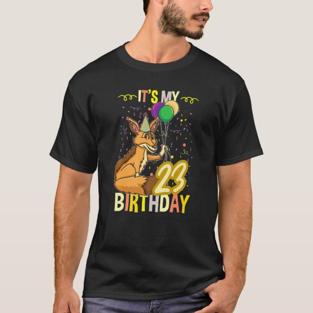Camiseta É O Meu 23º Aniversário. (Frente)