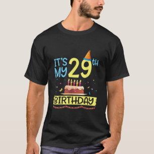 Camiseta É o meu 29º aniversário Feliz 29 anos de Mamãe Fil