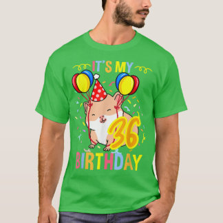 Camiseta É o meu 36º Aniversário na Guiné
