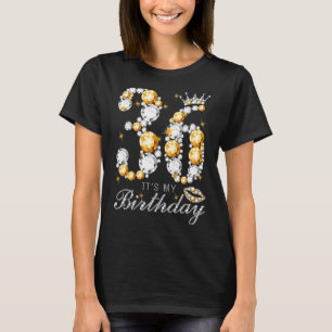 Camiseta É o meu 36º aniversário Rainha 36 anos Calçados